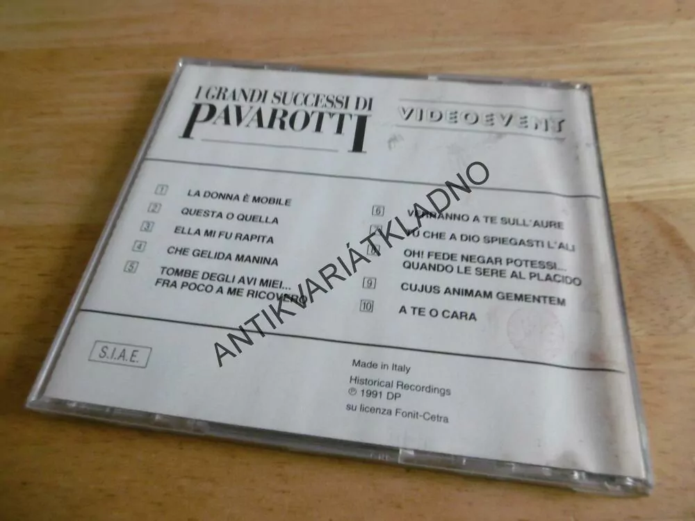 I GRANDI SUCCESSI DI PAVAROTTI, CD