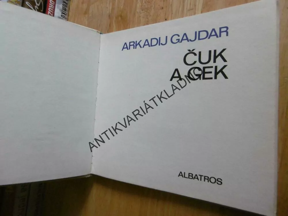 ČUK A GEK, ARKADIJ GAJDAR, PAVALOVÁ, 1979, **an