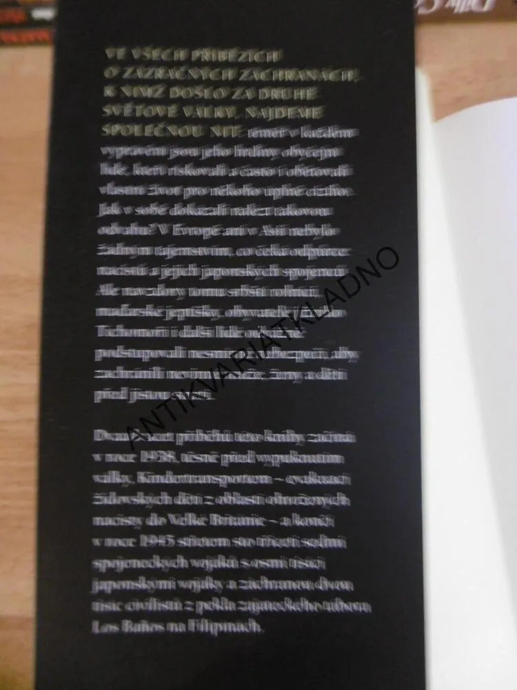 SLAVNÉ ZÁCHRANNÉ AKCE DRUHÉ SVĚTOVÉ VÁLKY, THOMAS J.CRAUGHWELL, **an