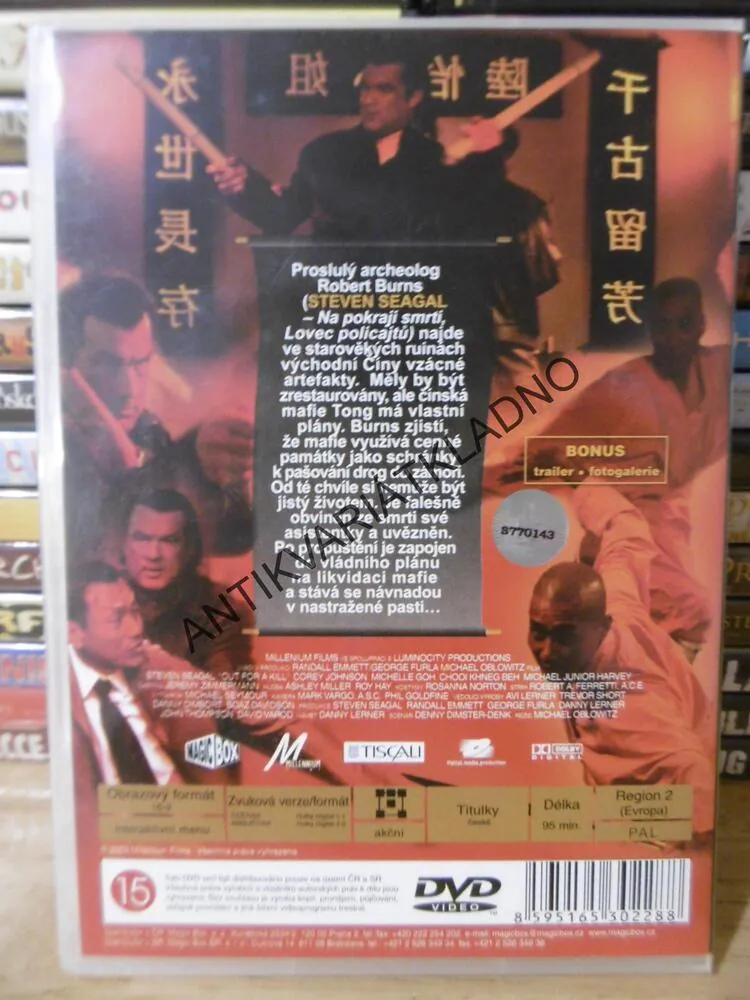 ZABIJÁK, JEHO CÍL: POMSTA, DVD FILM 