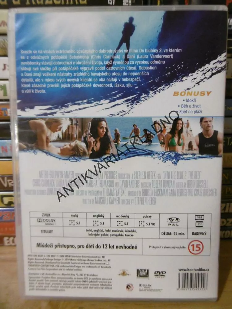 DO HLUBINY 2., BEZ CENZURY, DVD FILM