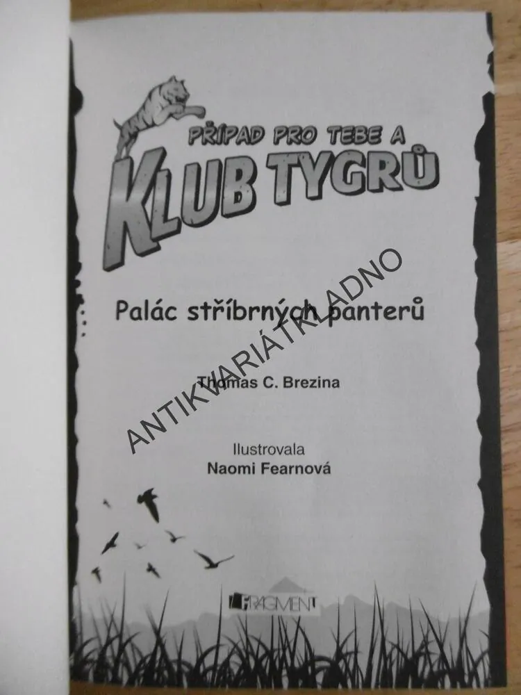 KLUB TYGRŮ, THOMAS BREZINA, PALÁC STŘÍBRNÝCH PALÁCŮ, bez LUPY,**an