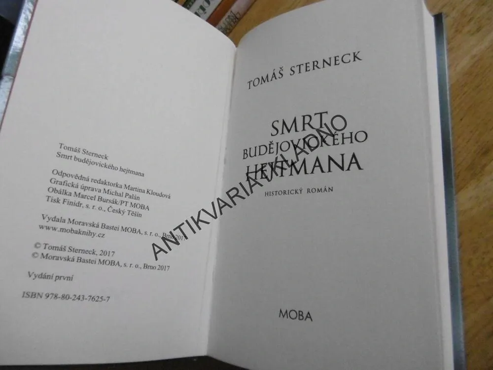 SMRT BUDĚJOVICKÉHO HEJTMANA, TOMÁŠ STERNECK, **an