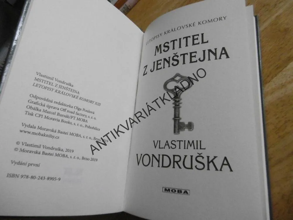MSTITEL Z JENŠTEJNA, VLASTIMIL VONDRUŠKA, **an