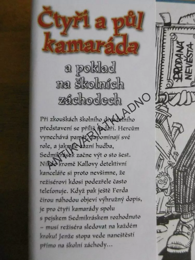ČTYŘI A PŮL KAMARÁDA A POKLAD NA ŠKOLNÍCH ZÁCHODECH, JOACHIM FRIEDRICH, PÁV, **an