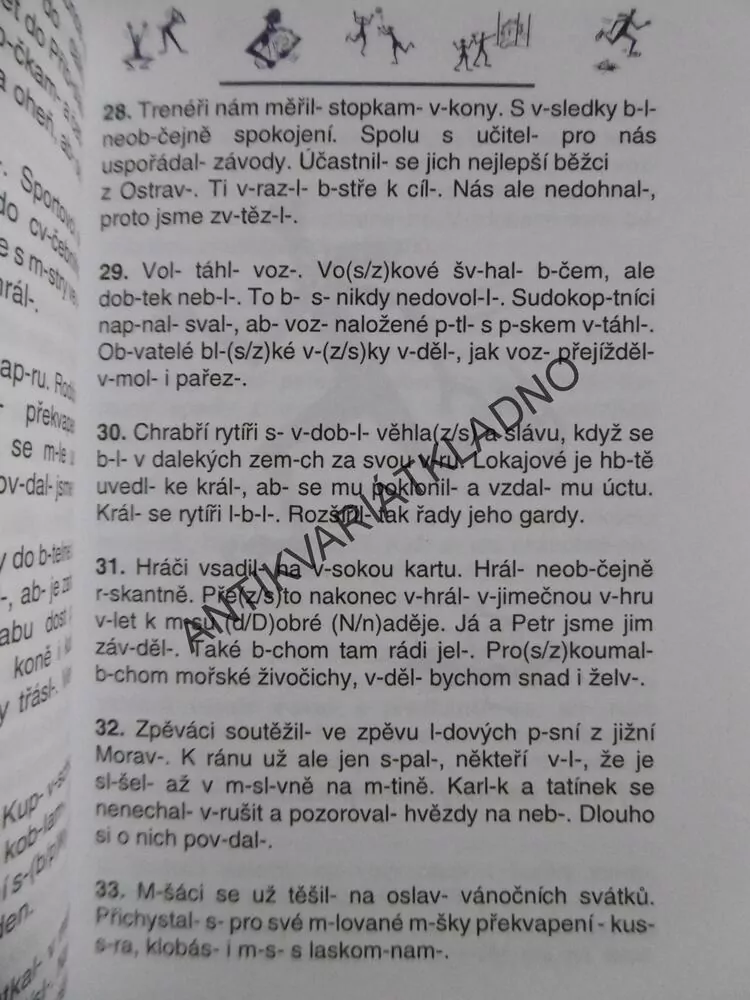 CVIČENÍ Z ČESKÉ GRAMATIKY, OD 4. TŘÍDY ZŠ