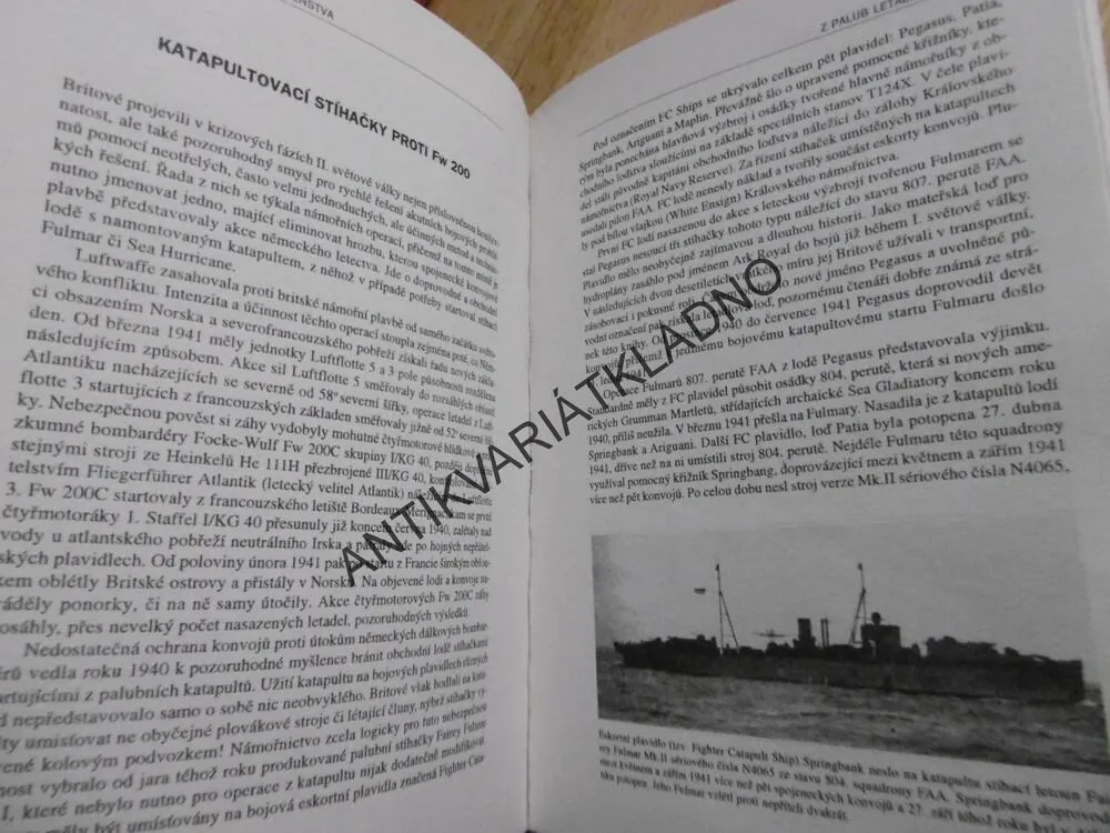 PALUBNÍ STÍHAČI JEJÍHO VELIČENSTVA, 1., FAA 1939-41, MIROSLAV ŠNAJDR, **an
