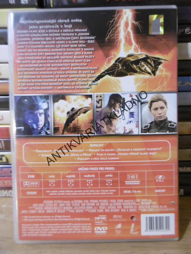 STEALTH, PŘÍSNĚ TAJNÁ MISE, DVD FILM