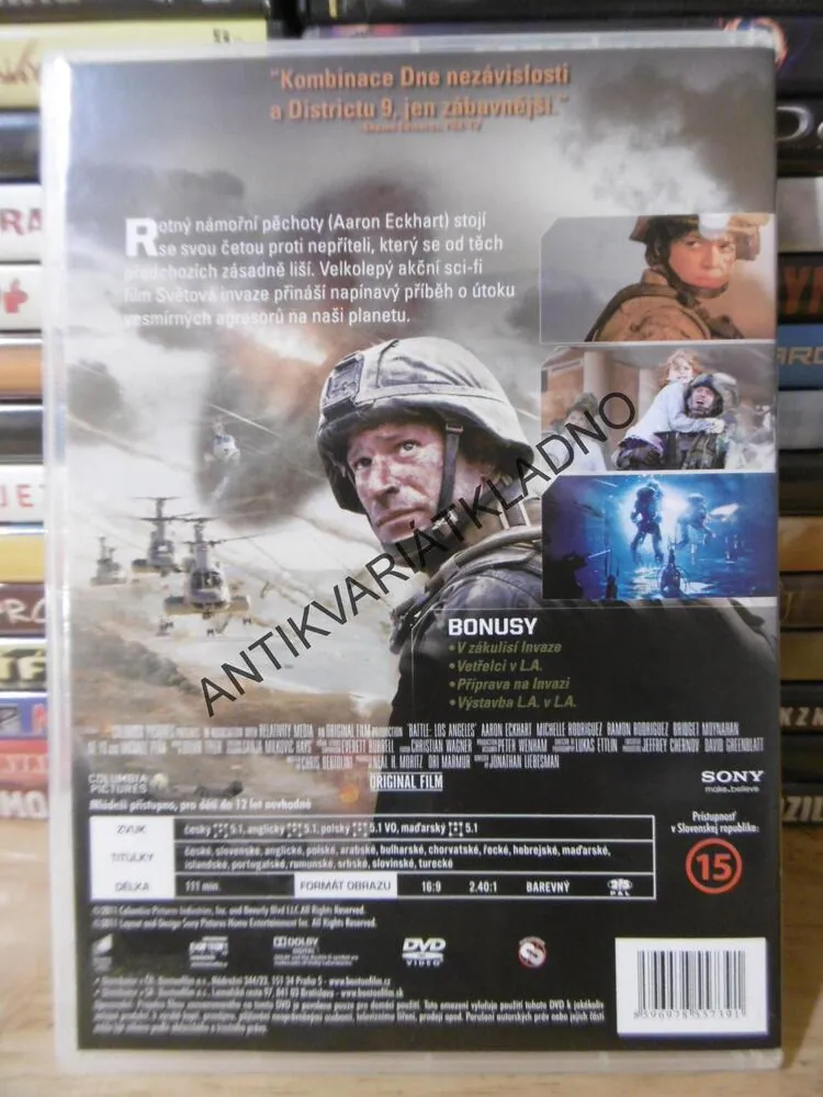 SVĚTOVÁ INVAZE, DVD FILM
