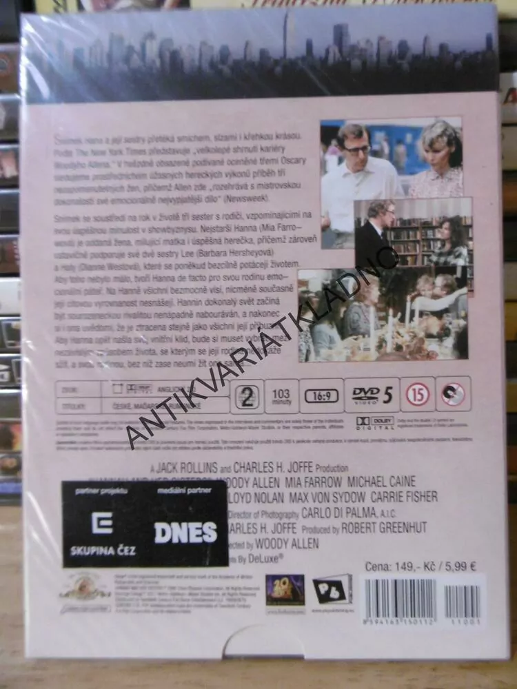 HANA A JEJÍ SESTRY, DVD FILM