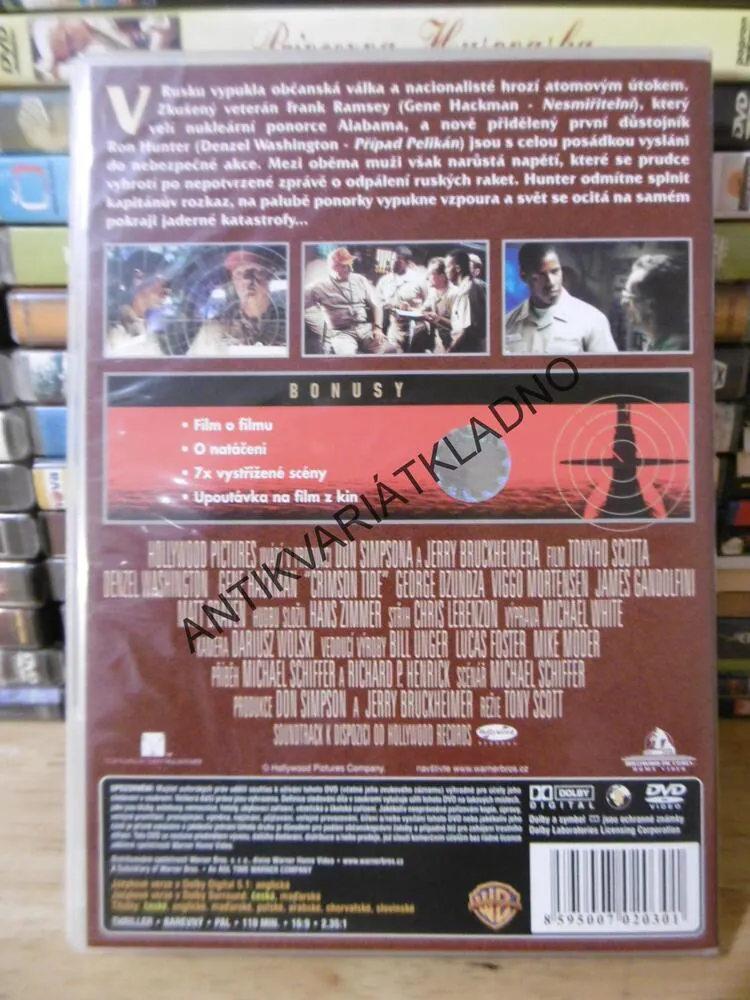 KRVAVÝ PŘÍLIV, DVD FILM