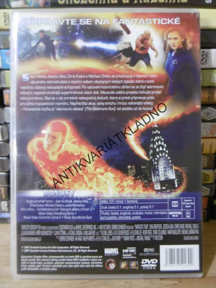 FANTASTICKÁ ČTYŘKA, DVD FILM