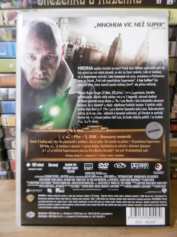 SUPERMAN SE VRACÍ, DVD FILM