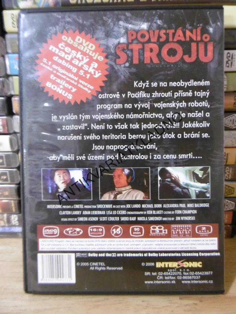 POVSTÁNÍ STROJŮ, DVD FILM