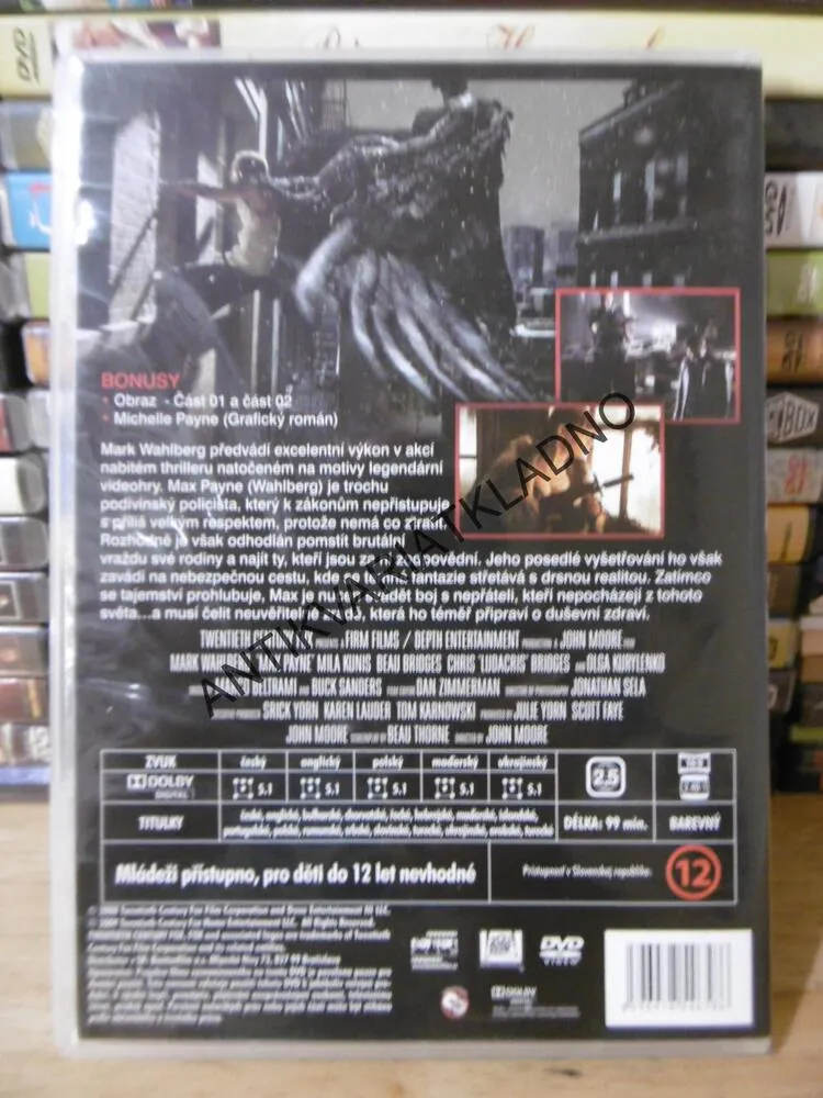 MAX PAYNE, DVD FILM