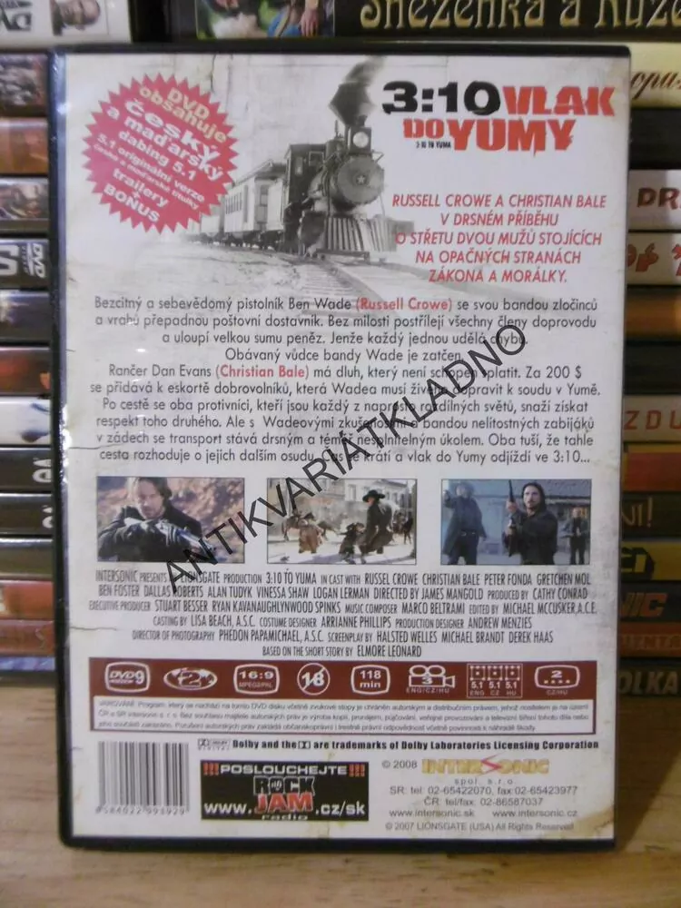 3:10 VLAK DO YUMY, DVD FILM