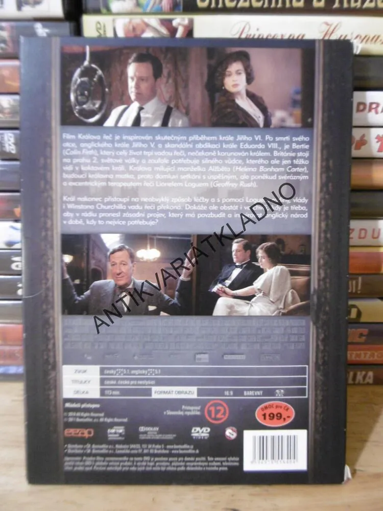 KRÁLOVA ŘEČ, DVD FILM 