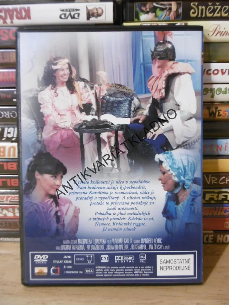 O PRINCEZNĚ, KTERÁ RÁČKOVÁLA, DVD FILM