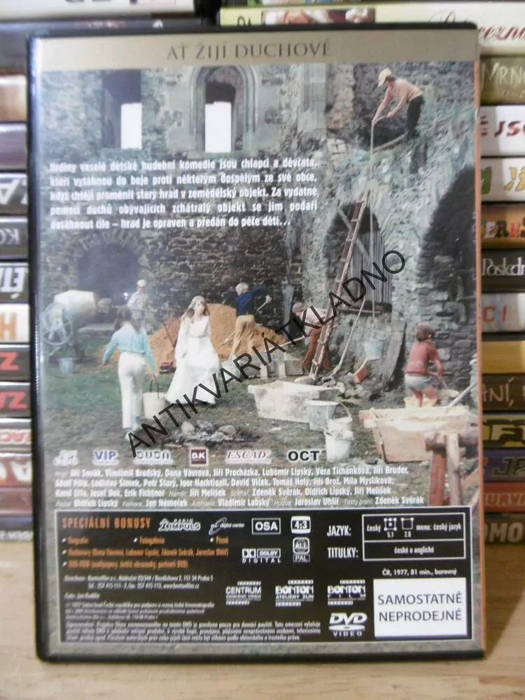 AŤ ŽIJÍ DUCHOVÉ, DVD FILM 