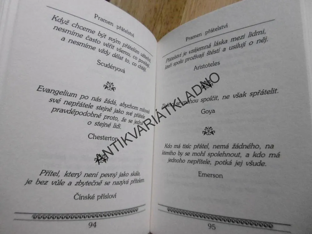 PRAMEN PŘÁTELSTVÍ, LUCIA JESENSKÁ, CITÁTY, BONMOTY