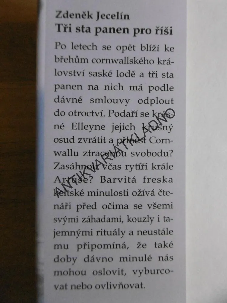 TŘI STA PANEN PRO ŘÍŠI, ZDENĚK JECELÍN, **an