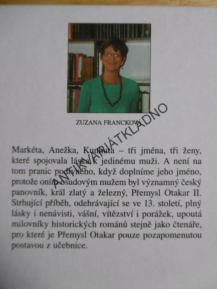 LÁSKY KRÁLOVSKÉ, ZUZANA FRANCKOVÁ, **an