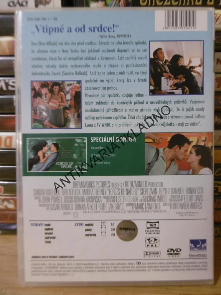 ŽIVELNÁ POHROMA, DVD FILM 