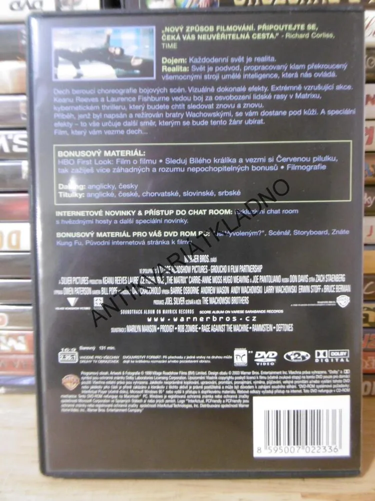 MATRIX, DVD FILM 