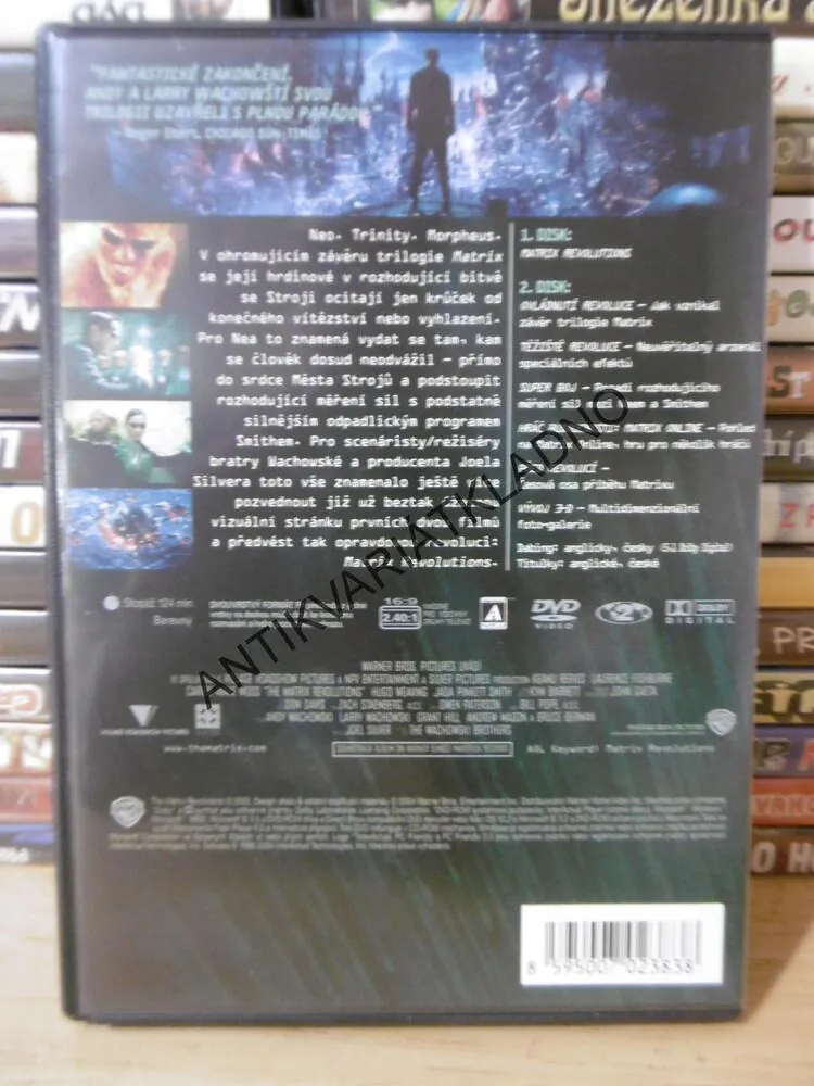 MATRIX REVOLUTIONS, DVD FILM 