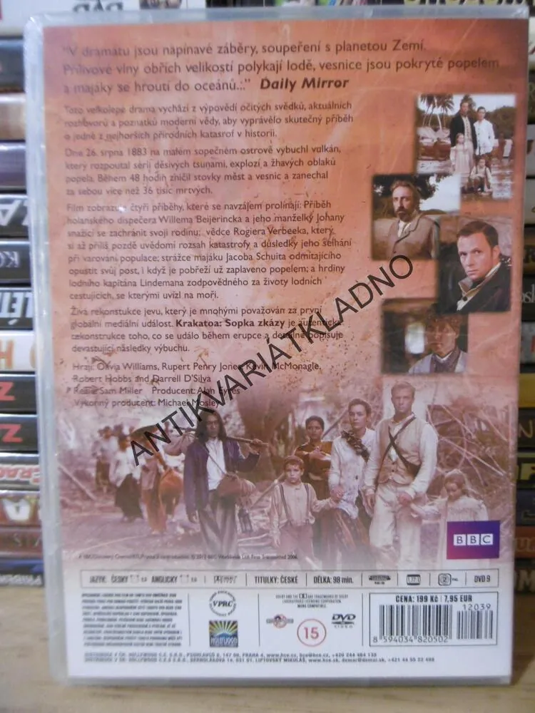 SOPKA ZKÁZY KRAKATOA, DVD FILM