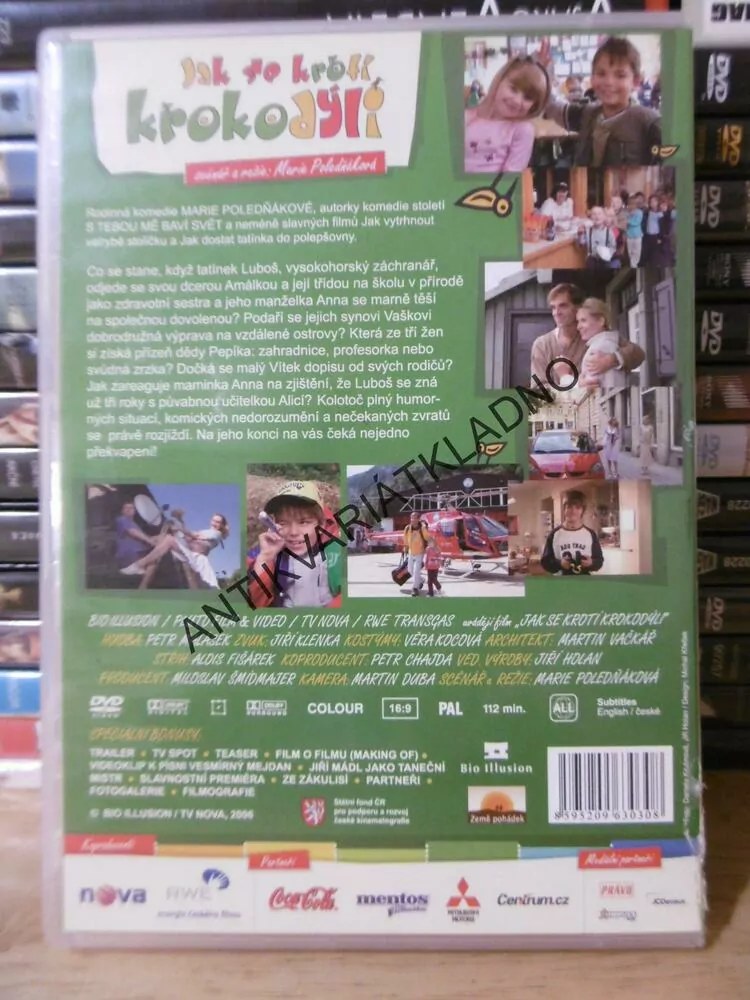 JAK SE KROTÍ KROKODÝLI,  DVD FILM