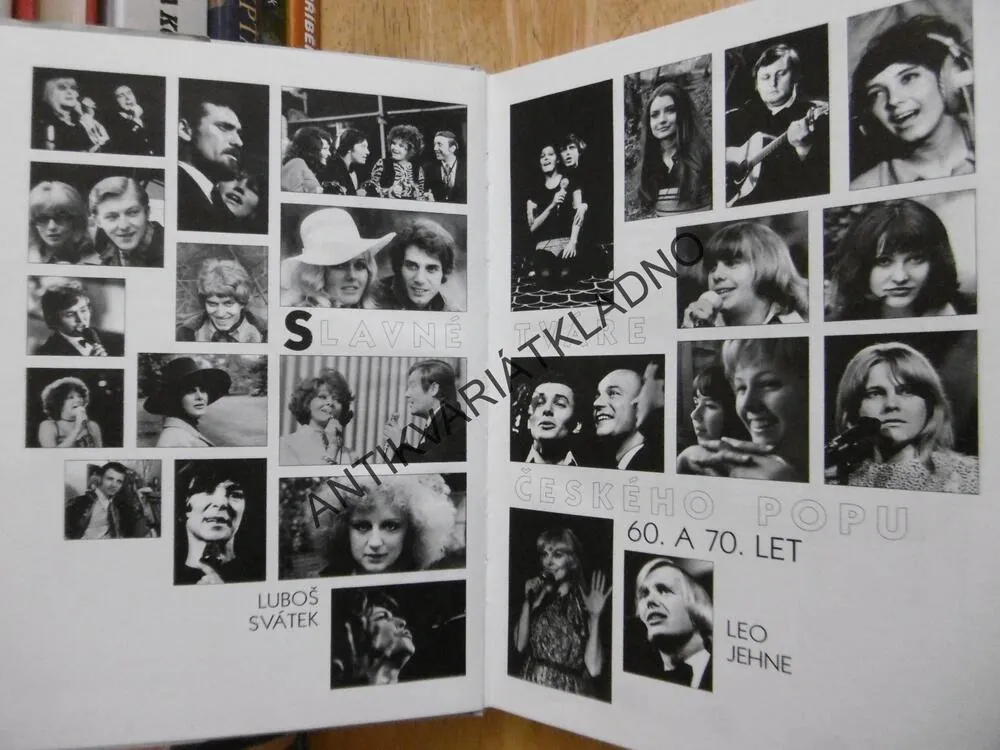 SLAVNÉ TVÁŘE ČESKÉHO POPU 60.A 70.LET, LUBOŠ SVÁTEK, LEO JEHNE, **an