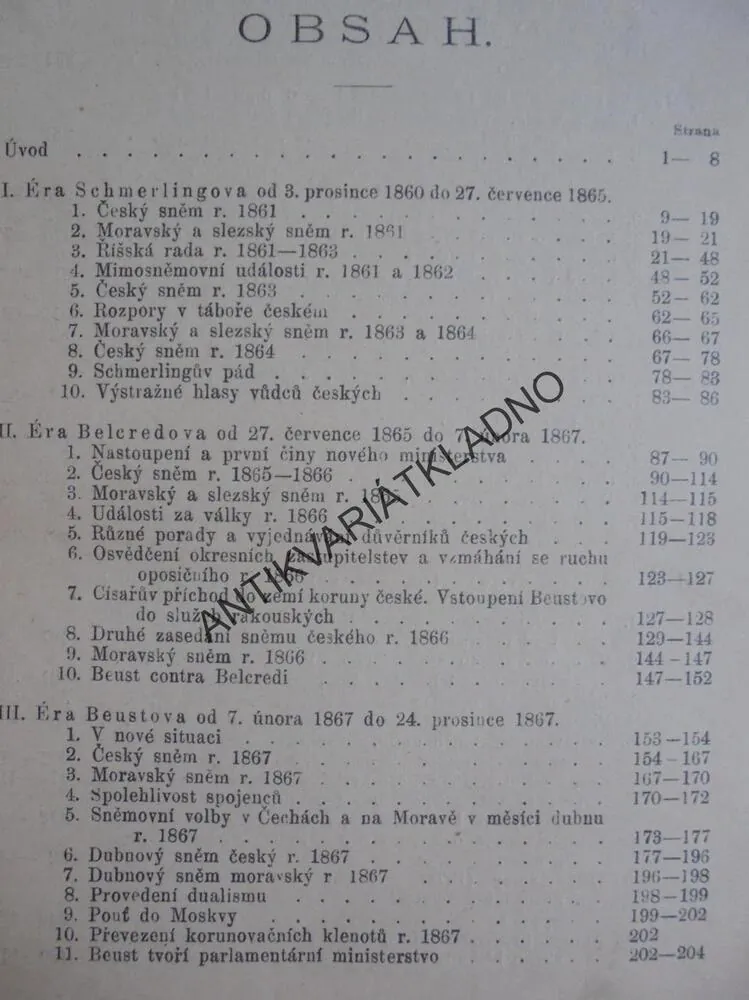 POLITICKÉ DĚJINY NÁRODA ČESKÉHO OD 1861-95,SRB,