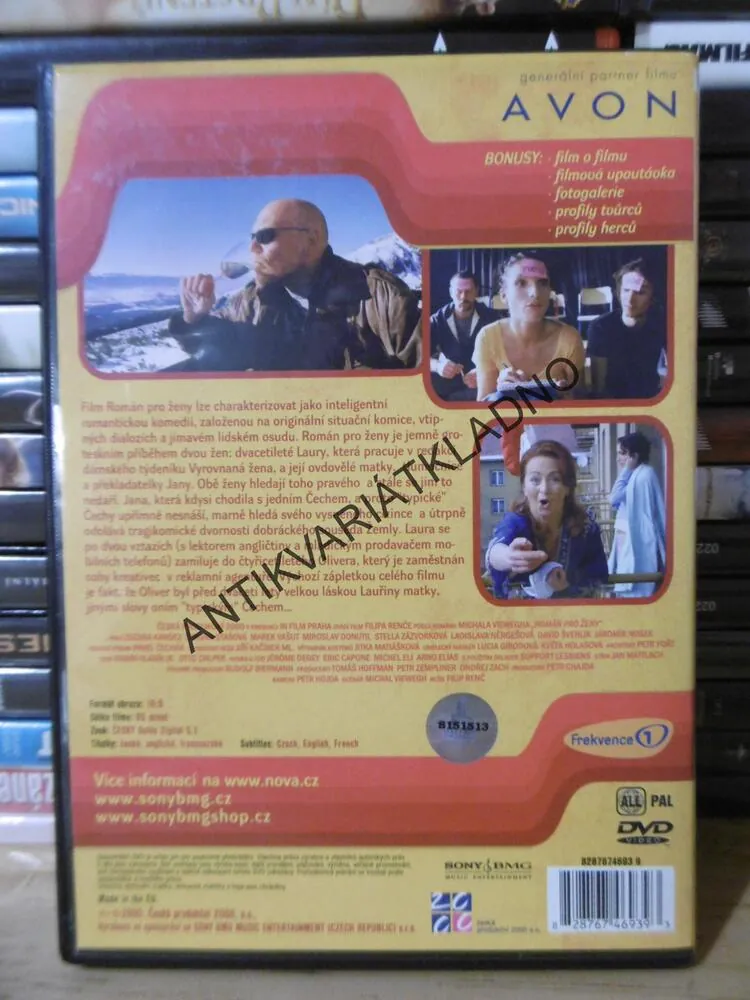ROMÁN PRO ŽENY, DVD FILM