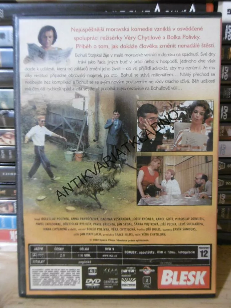 DĚDICTVÍ ANEB KURVAHOŠIGUTNTAG, DVD FILM