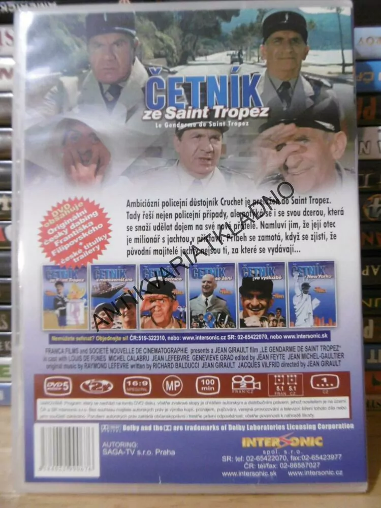 ČETNÍK ZE SAINT TROPEZ, DVD FILM 