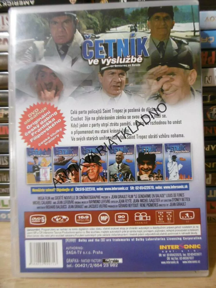 ČETNÍK VE VÝSLUŽBĚ, DVD FILM 