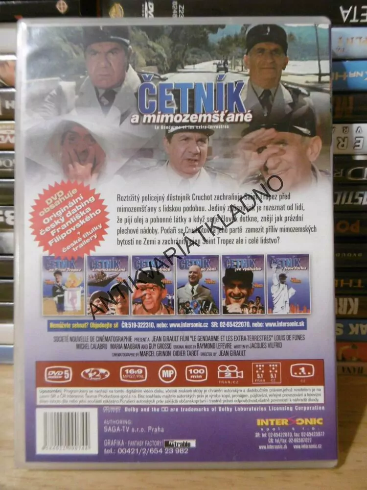 ČETNÍK A MIMOZEMŠŤANÉ, DVD FILM 