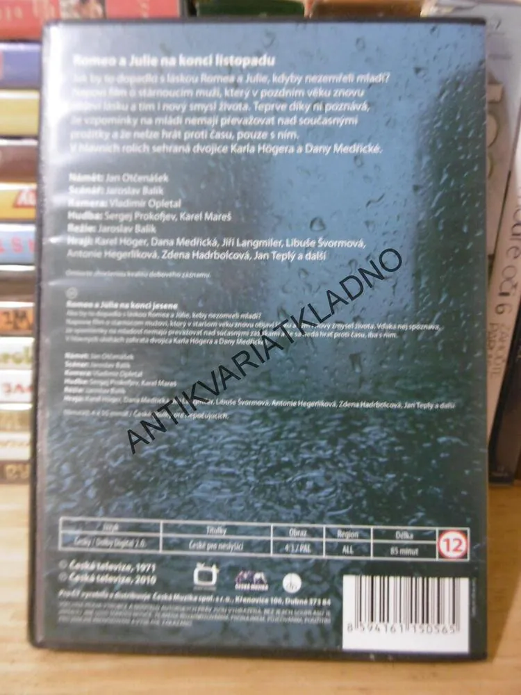 ROMEO A JULIE NA KONCI LISTOPADU, DVD FILM
