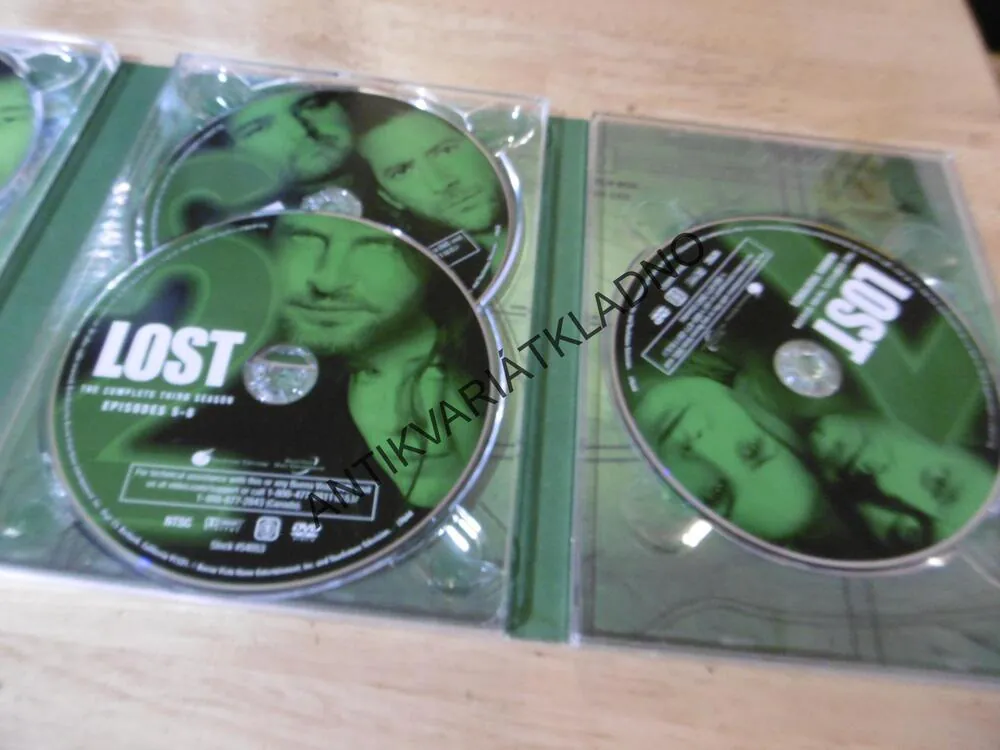 LOST 3., DÍLY 1-7, ZTRACENI, POUZE ANGLIČTINA,  DVD FILM