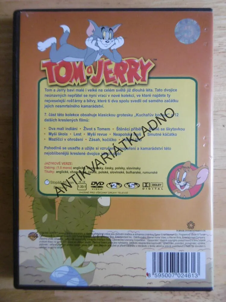 TOM A JERRY 7., DVD FILM 