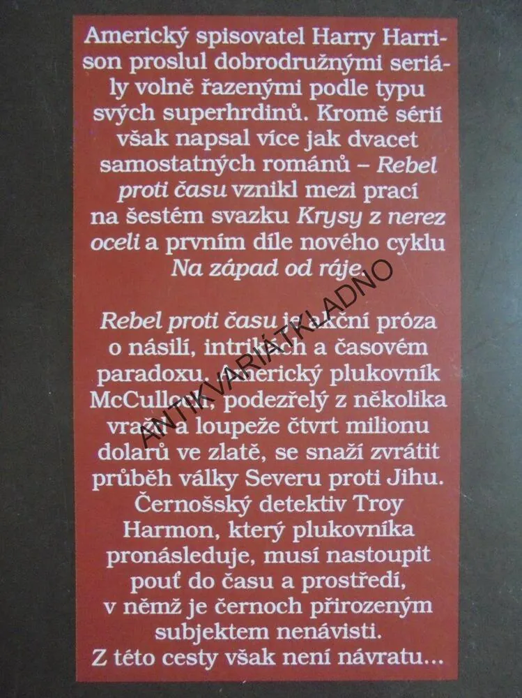 REBEL PROTI ČASU, HARRY HARRISON
