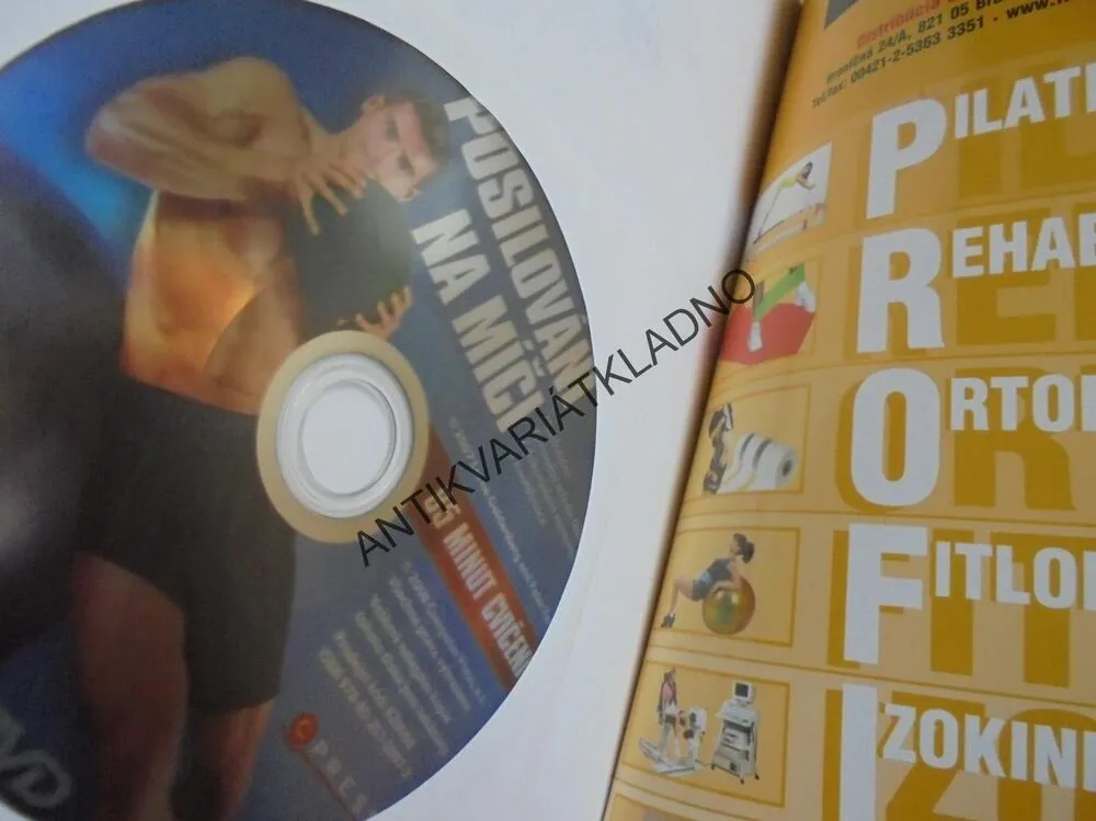 POSILOVÁNÍ NA MÍČI, + DVD 85 MIN CVIČENÍ, SPORT