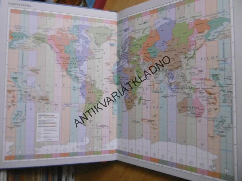 ŠKOLNÍ ATLAS SVĚTA, KARTOGRAFIE PRAHA,