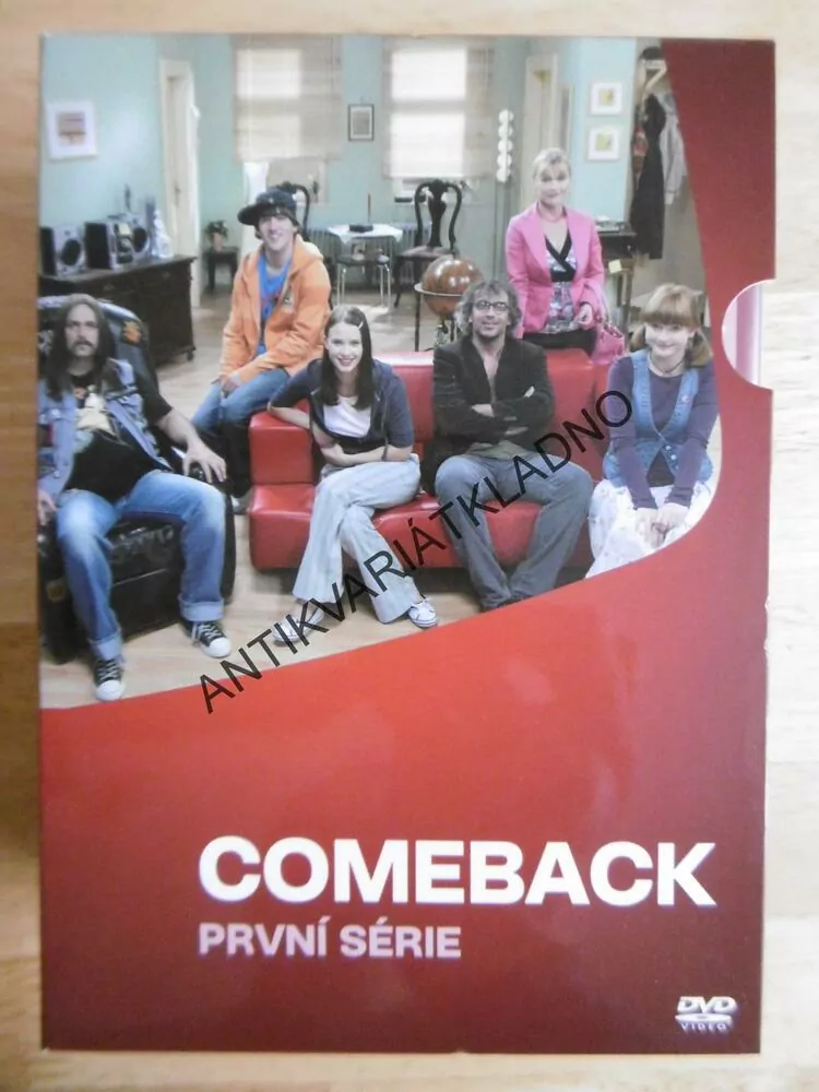 COMEBACK, PRVNÍ SÉRIE 1-17.DÍL, 4 DVD FILM SERIÁL ČR