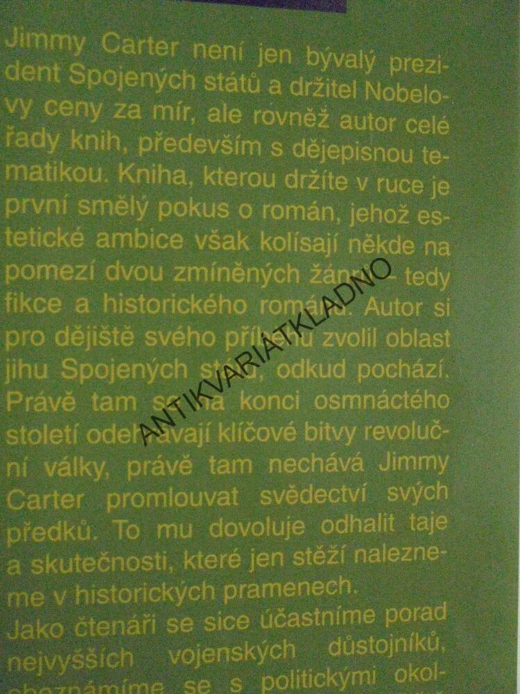 SRŠNÍ HNÍZDO, JIMMY CARTER, **an