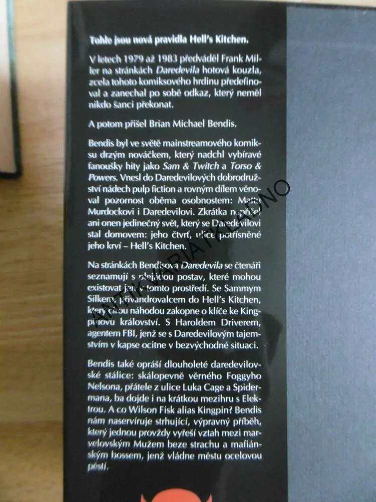 DAREDEVIL, MUŽ BEZE STRACHU!, BRIAN MICHAEL BENDIS, OMNIBUS, KOMIKS MARVEL