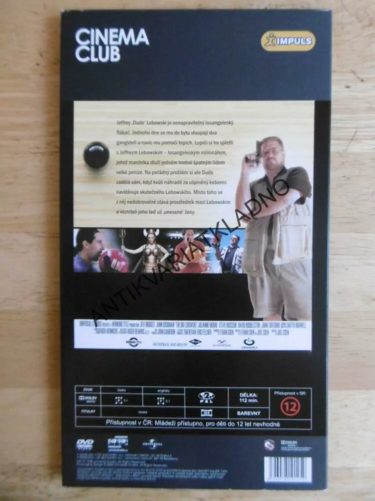 BIG LEBOWSKI, DVD FILM 