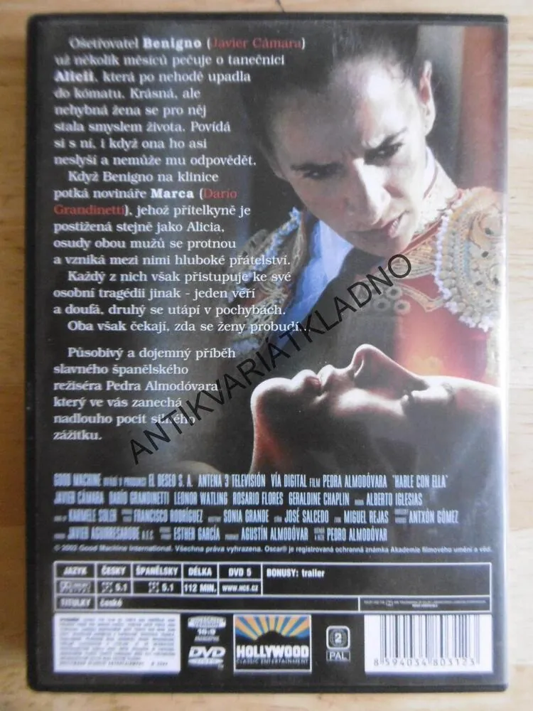 MLUV S NÍ, GERALDINE CHAPLIN, DVD FILM