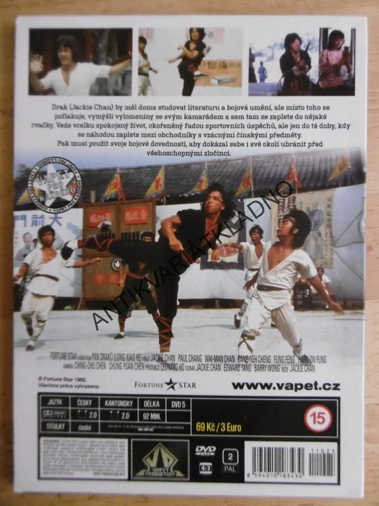 PÁN DRAKŮ, JACKIE CHAN, DVD FILM,